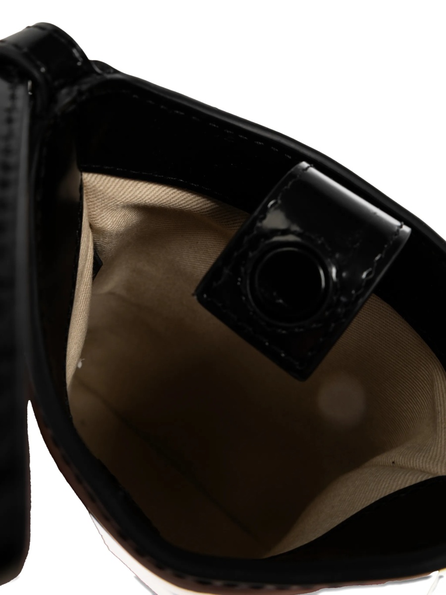 Husa mobil JACQUEMUS Bisou neagra din piele - Img 5