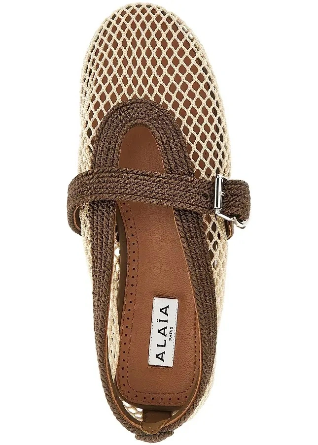 Incaltaminte Alaïa verde din satin - Img 4