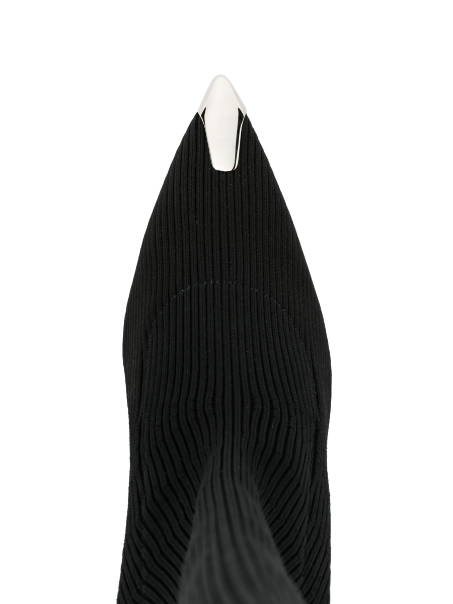 Incaltaminte Alexander McQueen Slash neagra din elastan si poliamida - Img 4