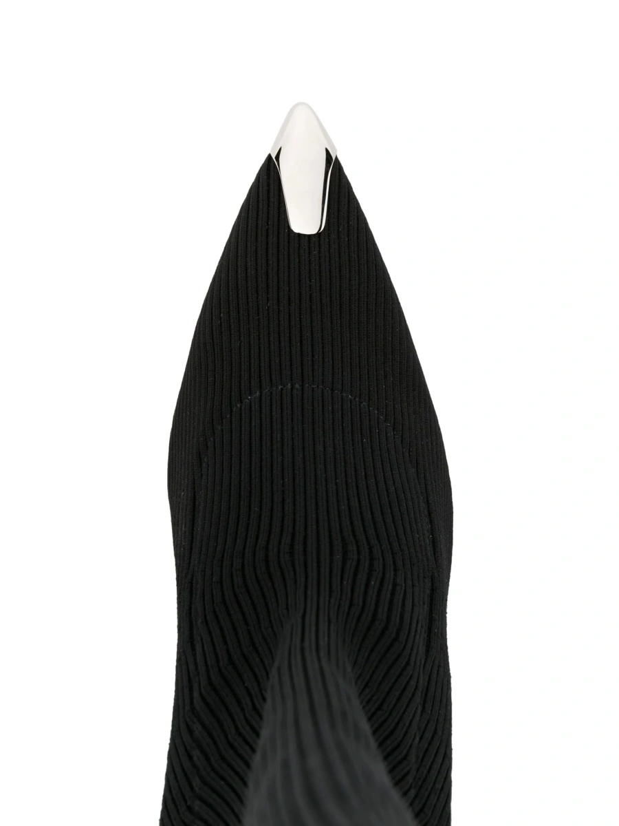 Incaltaminte Alexander McQueen Slash neagra din elastan si poliamida - Img 4