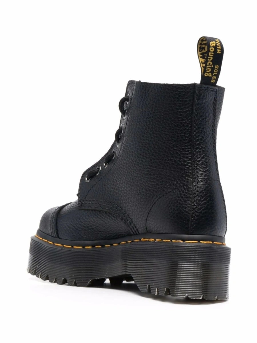 Incaltaminte Dr. Martens neagra din piele - Img 3