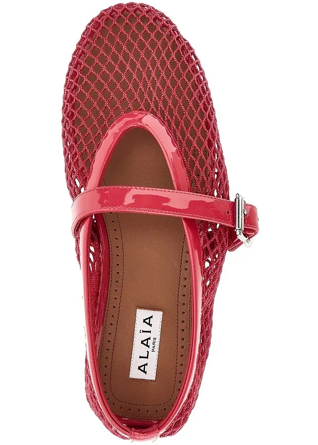 Incaltaminte Fishnet ballerina flats - Img 4