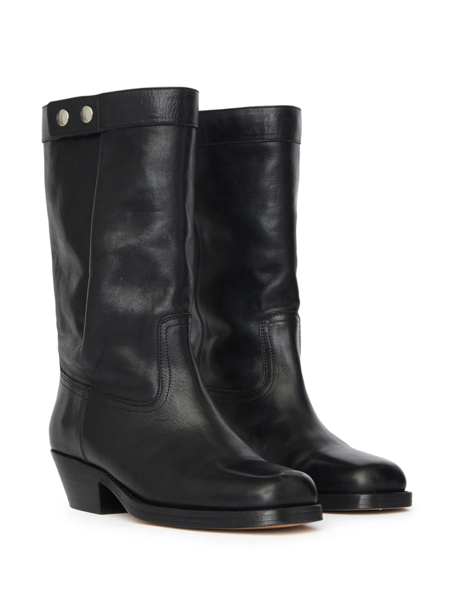 Incaltaminte Isabel Marant neagra din piele - Img 2