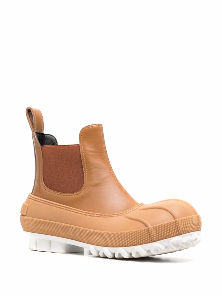Incaltaminte Stella McCartney maro din cauciuc si piele eco - Img 2