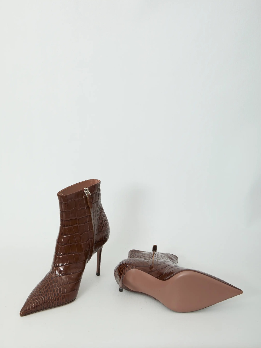 Incaltaminte Vera 85 Ankle Boots In Chocolate - Img 5
