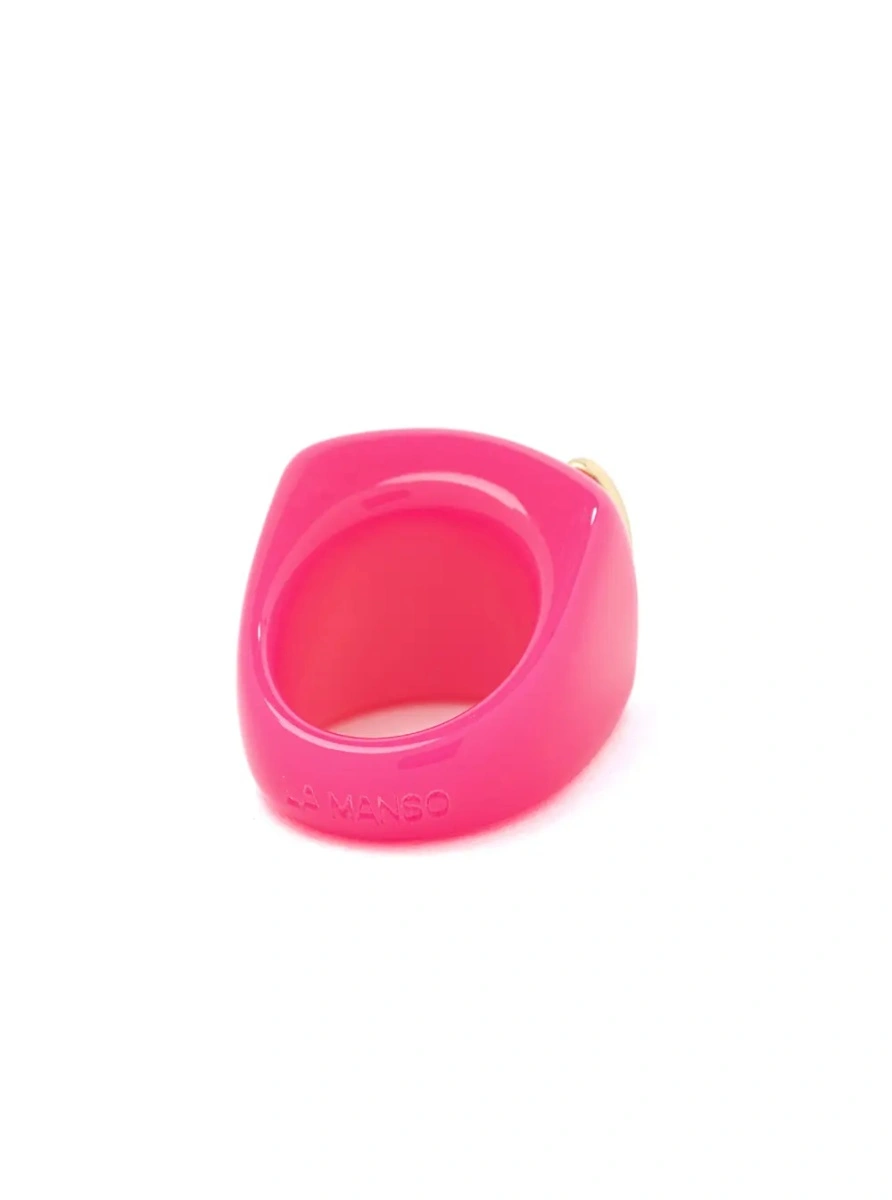 Inel LA MANSO roz din plastic - Img 2