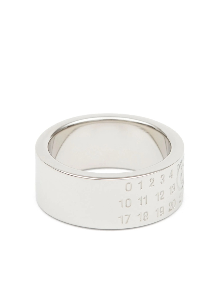 Inel MM6 Maison Margiela argintiu - Img 2