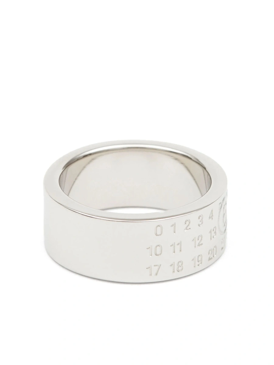 Inel MM6 Maison Margiela argintiu - Img 2
