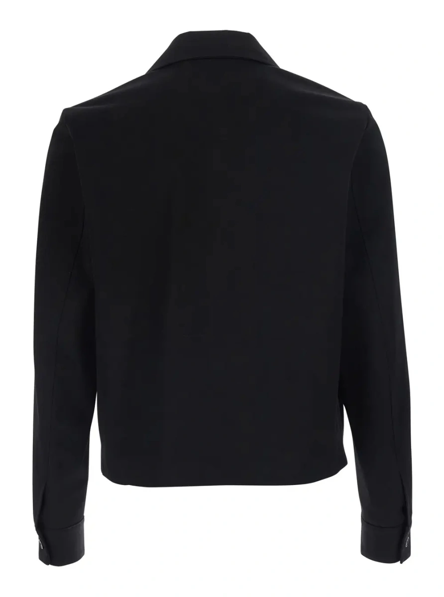 Jacheta AMIRI neagra din bumbac - Img 2