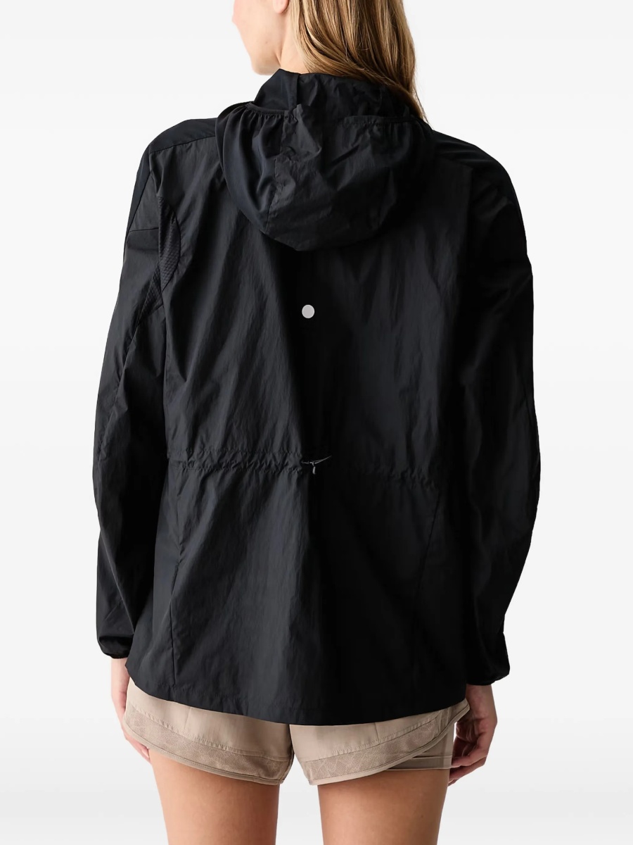 Jacheta ASICS neagra din material textil - Img 3