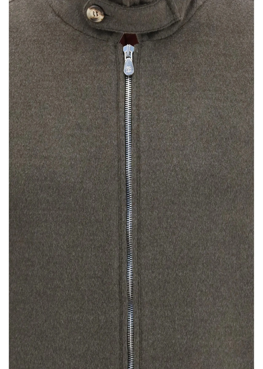 Jacheta Brunello Cucinelli multicolor din lana - Img 3