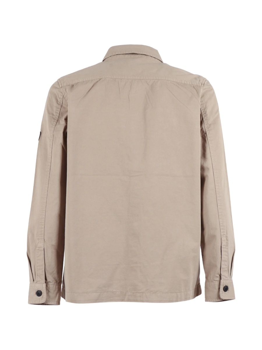 Jacheta camasa Barbour neutra din bumbac - Img 2