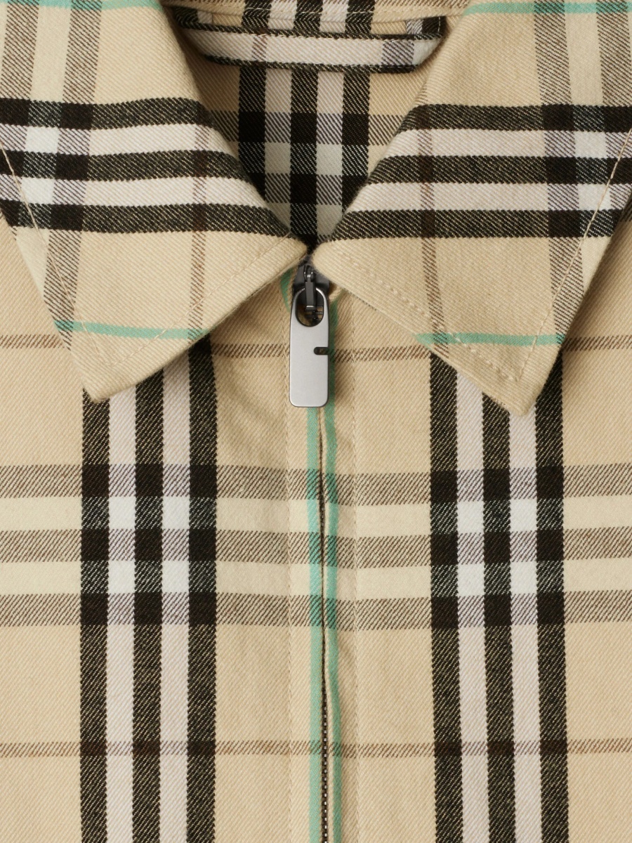 Jacheta camasa Burberry vintage check neutra - Img 5