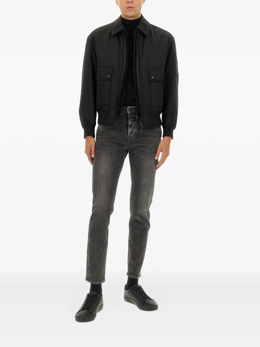 Jacheta camasa Hugo Boss neagra - Img 2