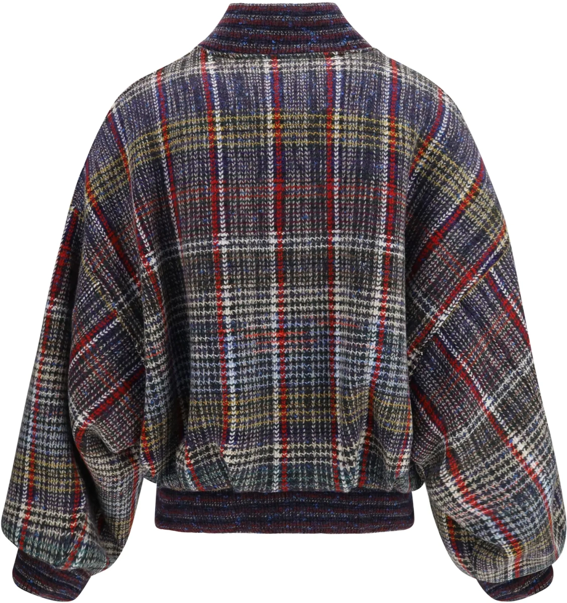 Jacheta Caperdoni check wool Bomber - Img 2