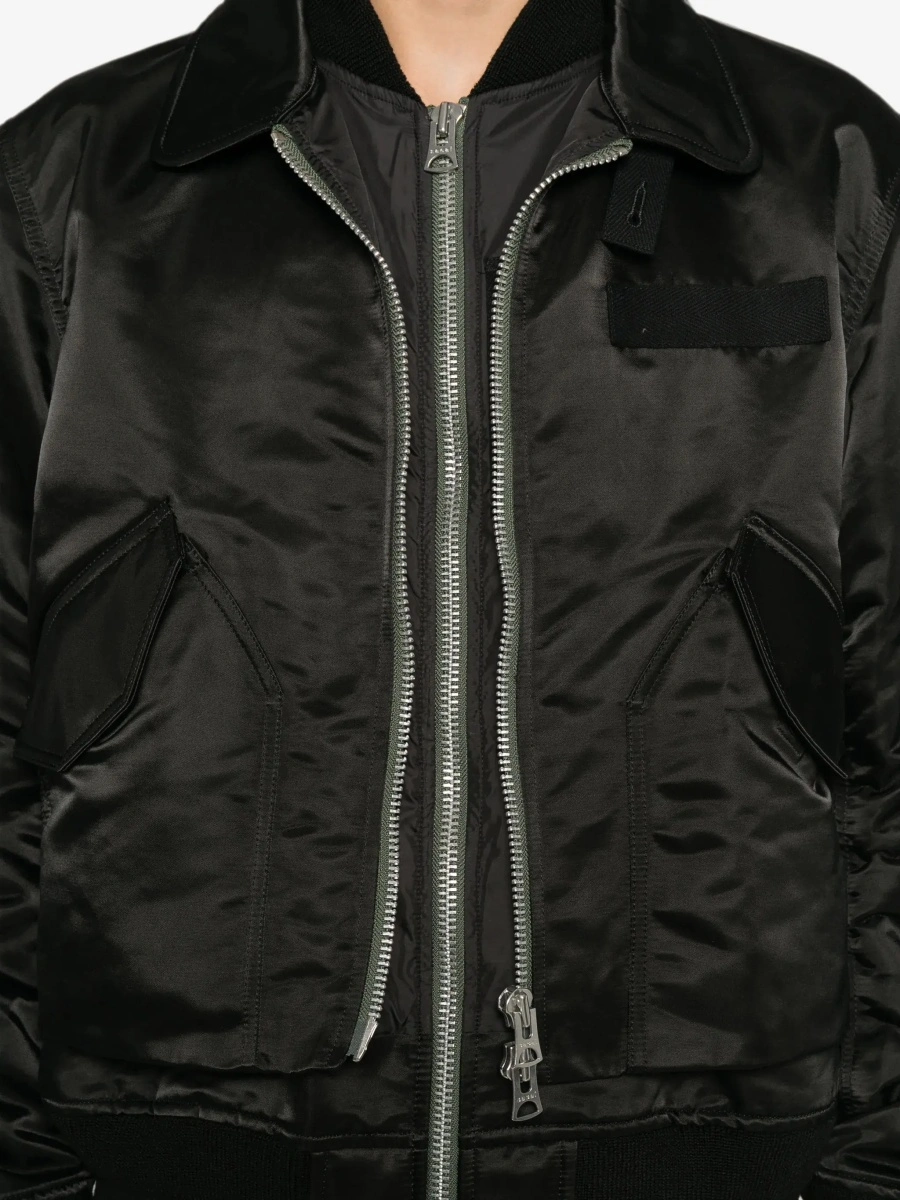 Jacheta Cotton chino and nylon twill double Jacket - Img 8