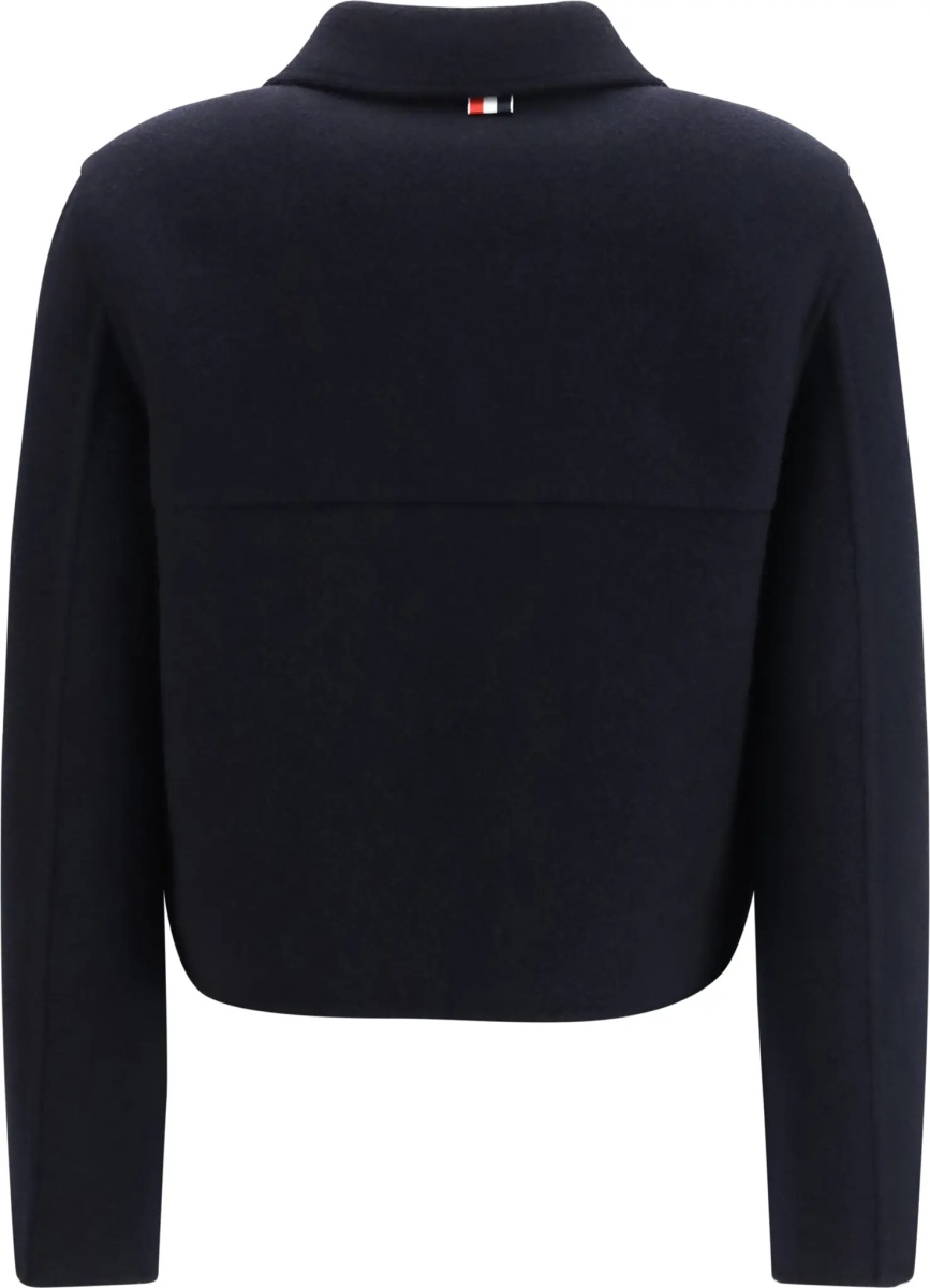 Jacheta Cropped virgin wool Jacket - Img 2
