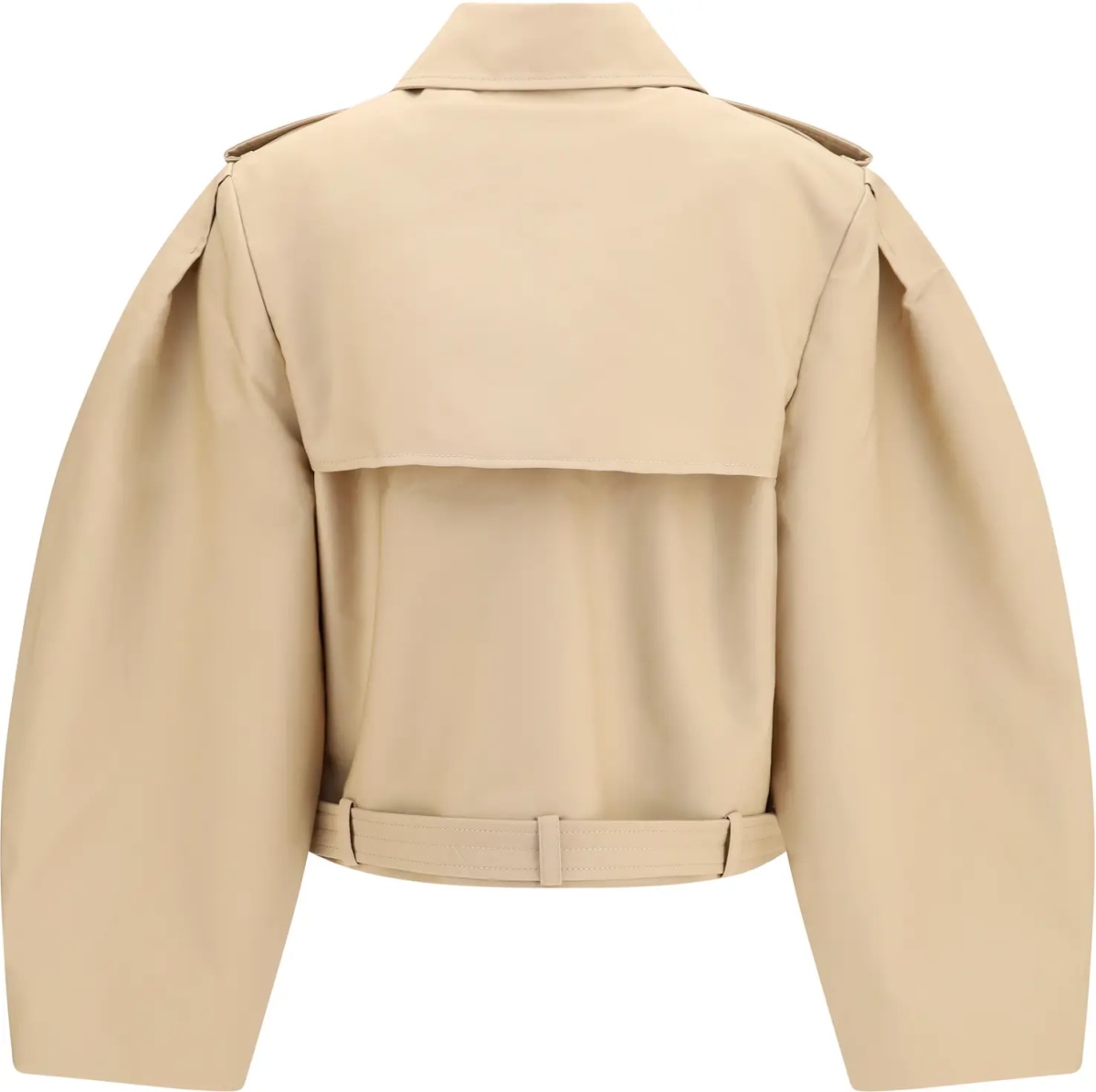 Jacheta Double-breasted belted Jacket - Img 2