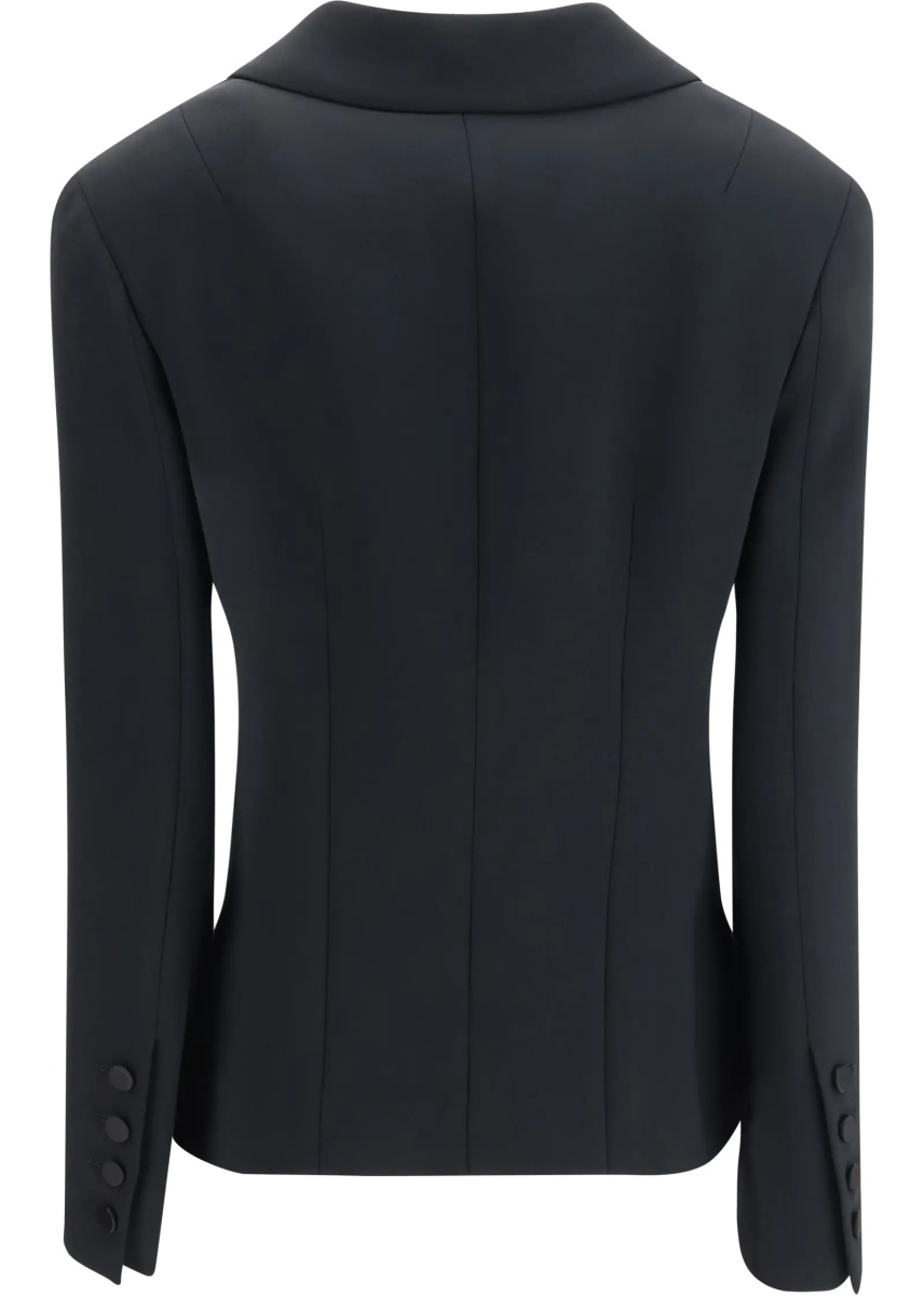 Jacheta Double-breasted Tuxedo Jacket - Img 2