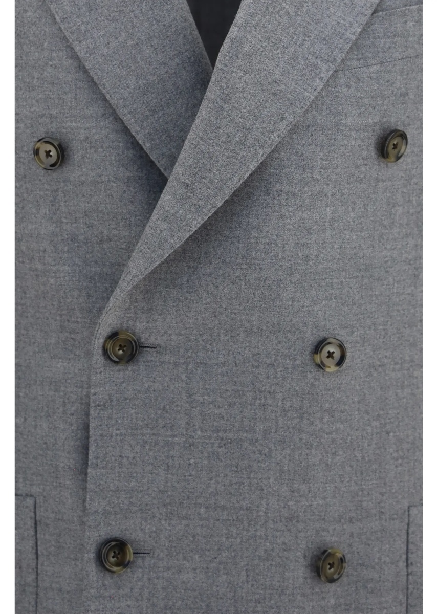 Jacheta Double-breasted wool-blend Jacket - Img 3