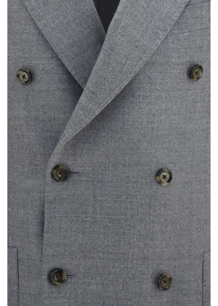 Jacheta Double-breasted wool-blend Jacket - Img 3