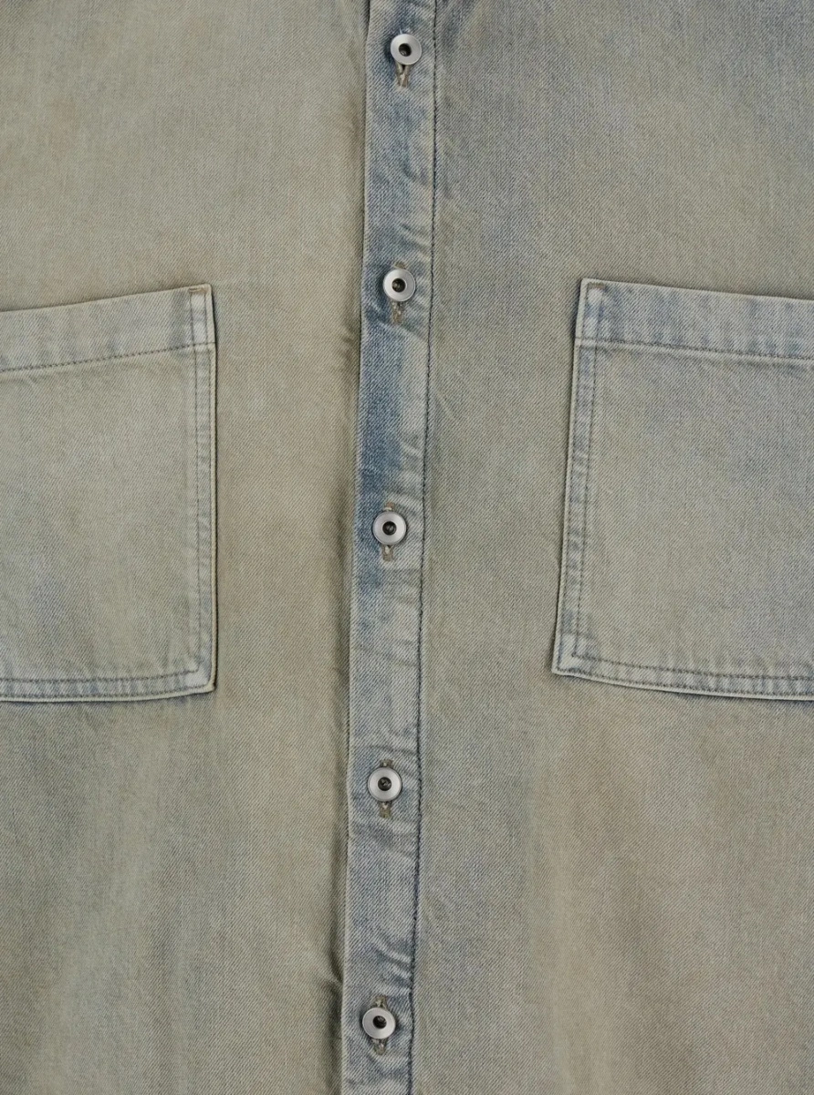 Jacheta DRKSHDW gri din denim - Img 3