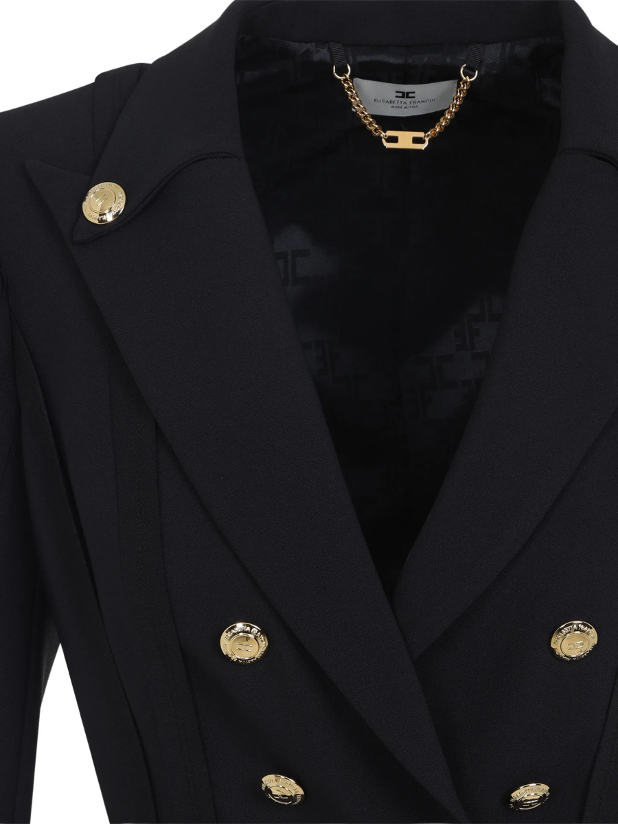 Jacheta Elisabetta Franchi neagra - Img 3