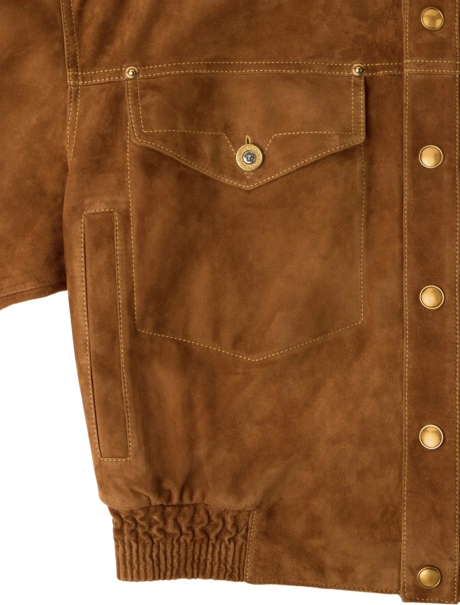 Jacheta Leather button Jacket - Img 6