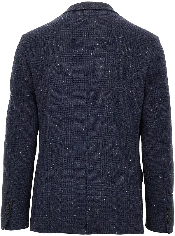 Jacheta Mouliné tweed single-breasted jacket - Img 3