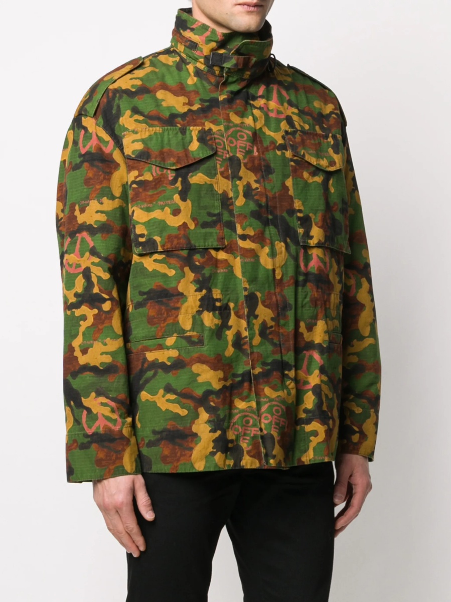 Jacheta Off-White multicolor - Img 3