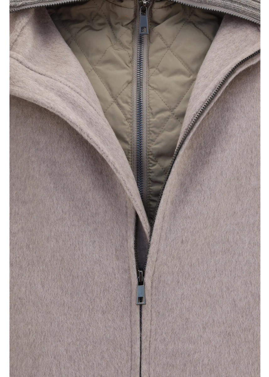 Jacheta P.A.R.O.S.H. Double wool and quilted Jacket - Img 3