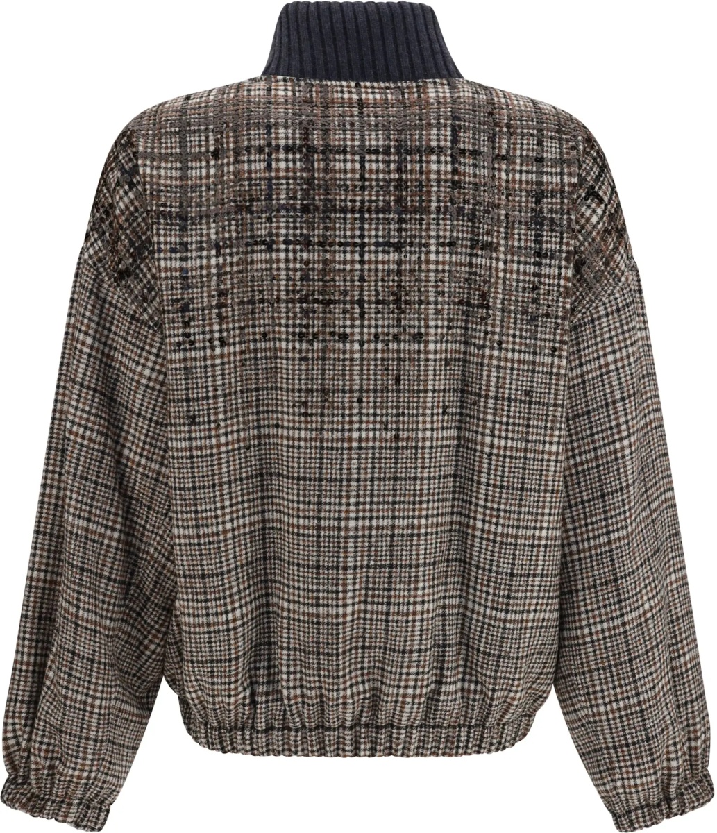 Jacheta Padded Jacket with sequin details - Img 2