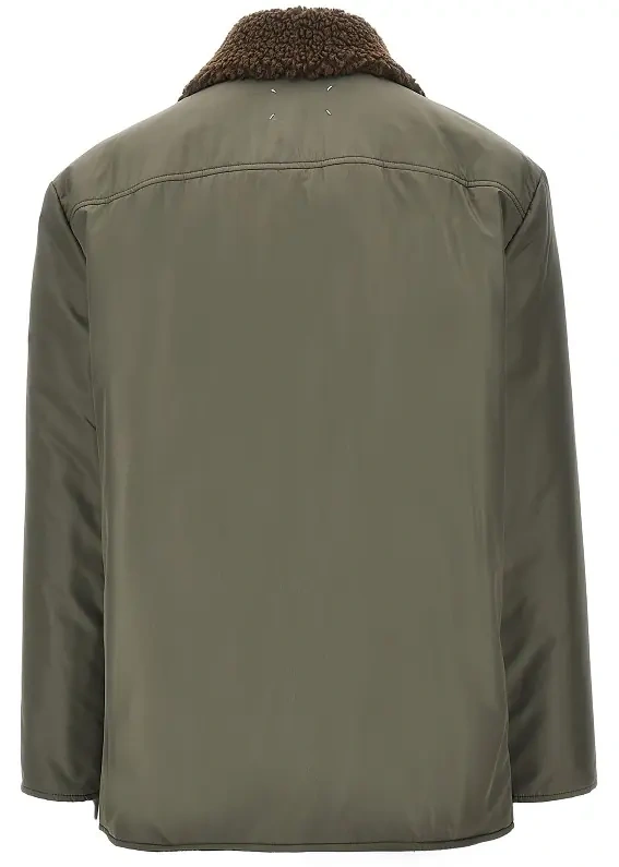 Jacheta Padded jacket with shearling-effect collar - Img 3