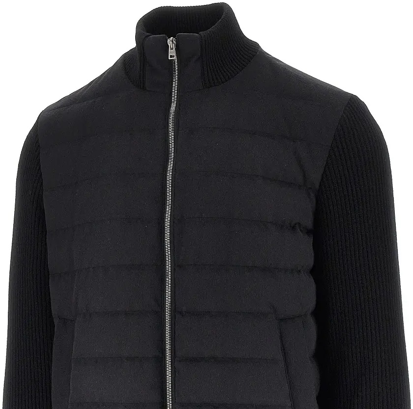 Jacheta 'Resort' flannel and knitted jacket - Img 2