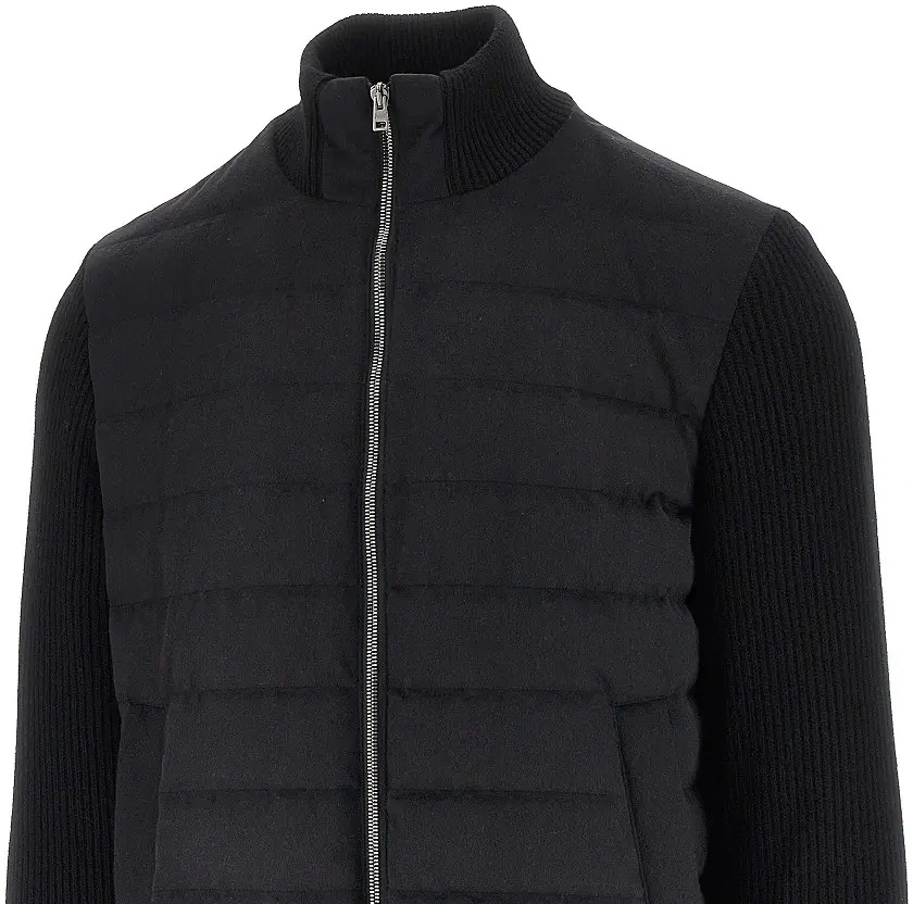 Jacheta 'Resort' flannel and knitted jacket - Img 2