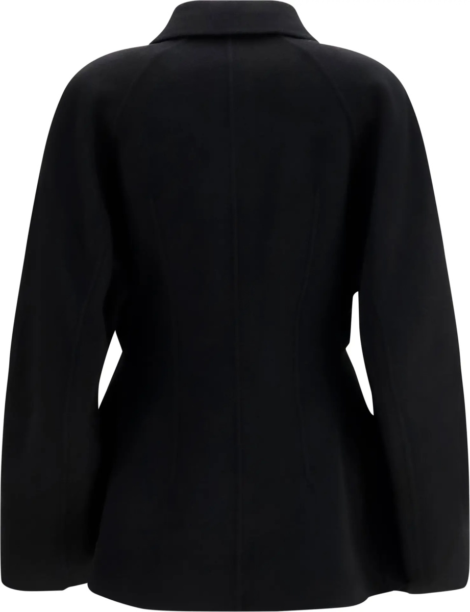 Jacheta Sculptural oversized-sleeve Jacket - Img 2