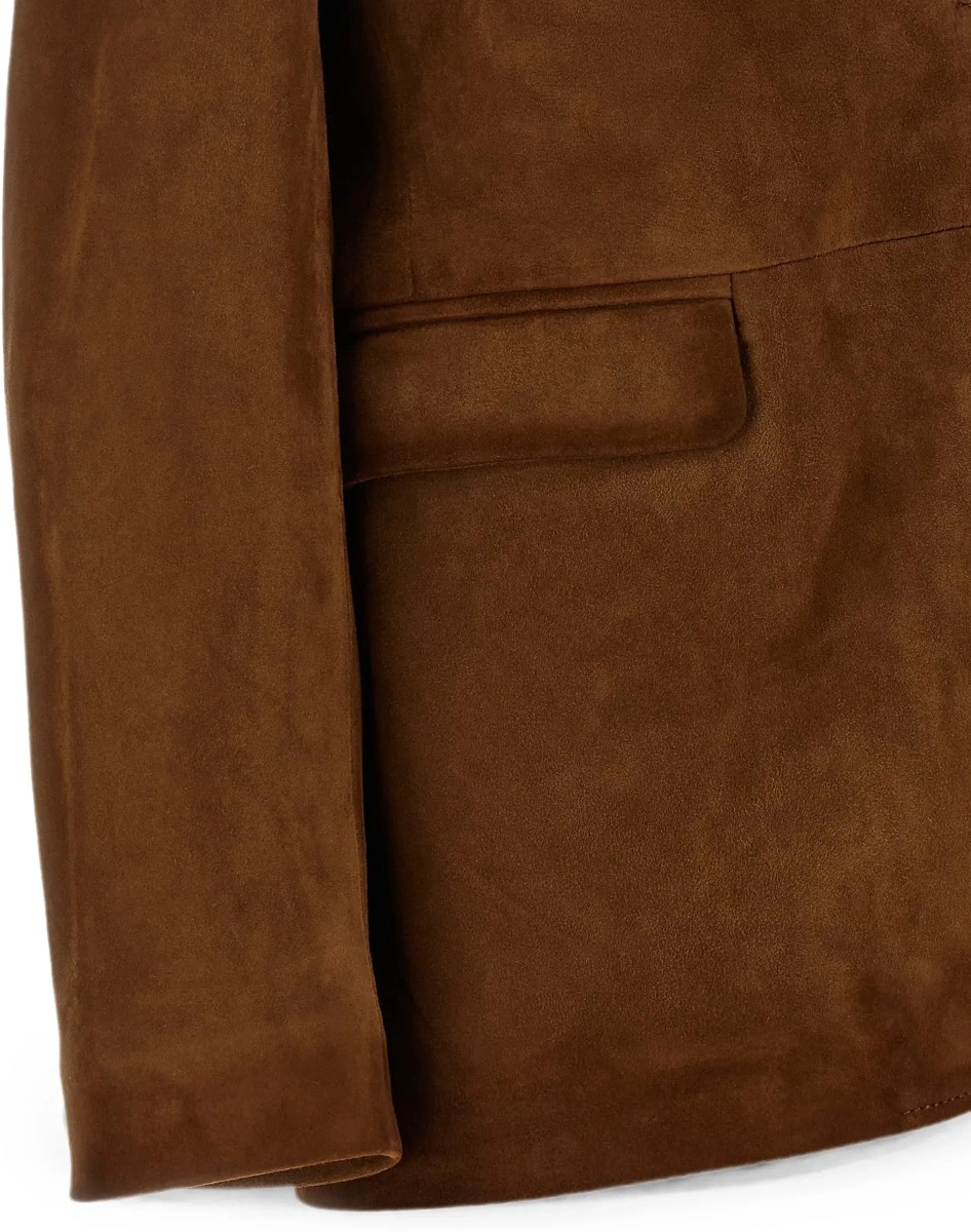Jacheta Single-breasted leather Jacket - Img 7