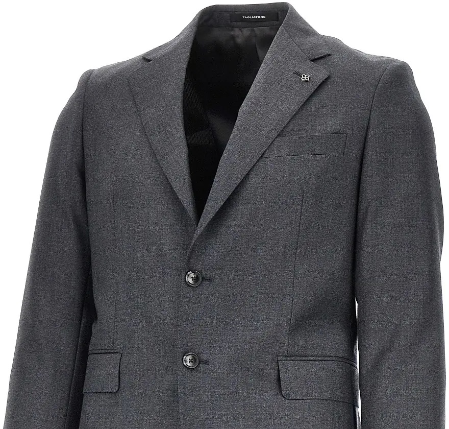 Jacheta Virgin wool two-pieces tailored suit - Img 2