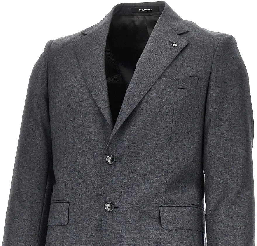 Jacheta Virgin wool two-pieces tailored suit - Img 2