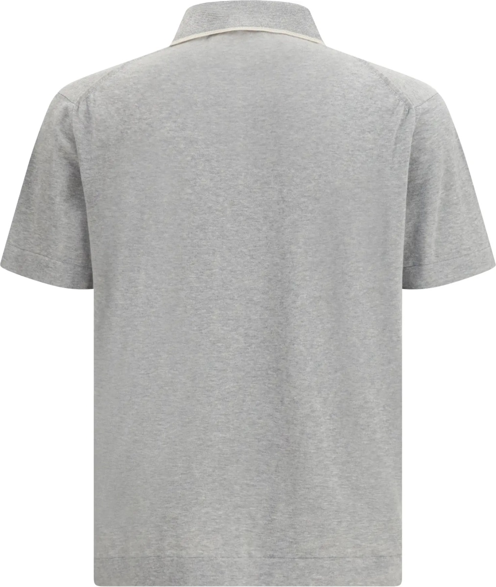 Knitted Polo with short sleeves - Img 2