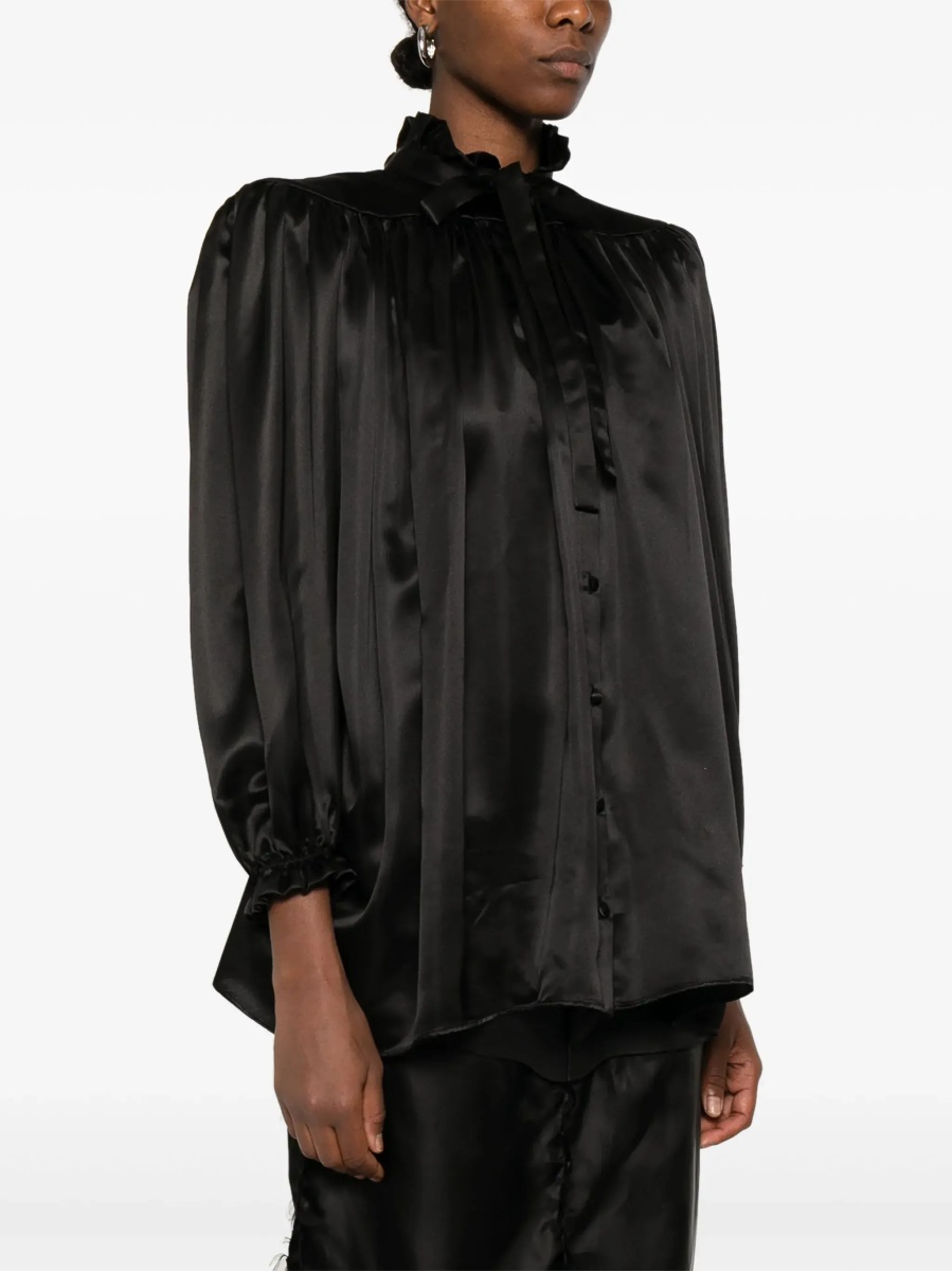 Lace-up blouse - Img 3