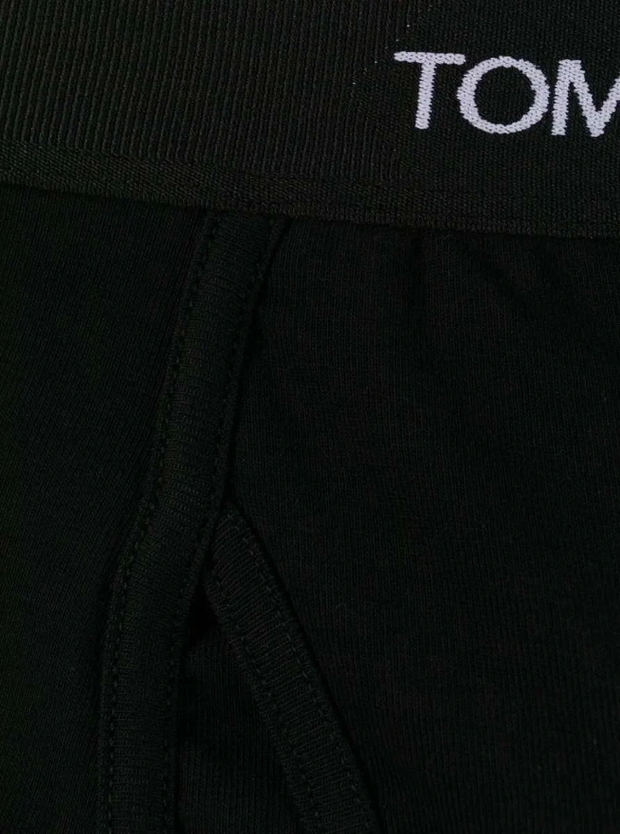 Lenjerie intima Tom Ford neagra din bumbac - Img 5