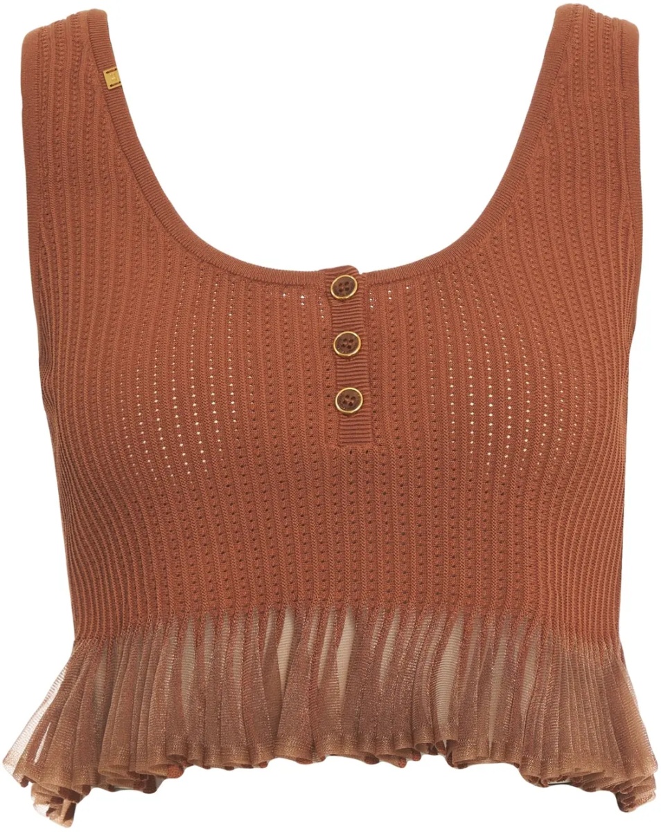 Maiou Openwork knit top - Img 2