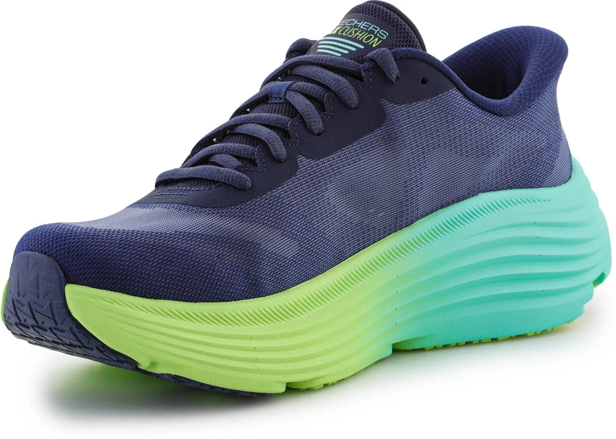 Max Cushioning Slip-Ins Navy/Lime - Img 3