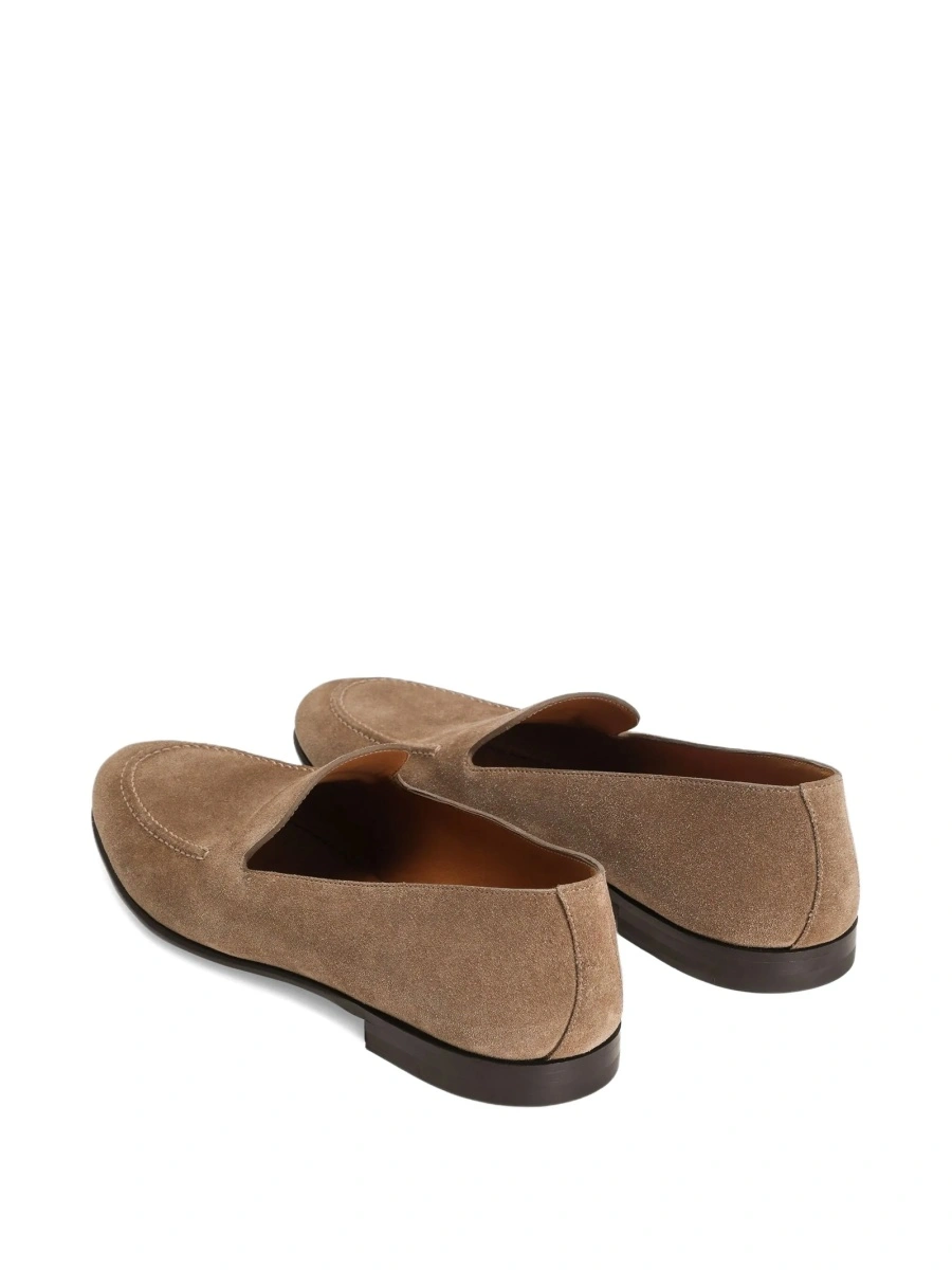 Mocasini Dolce &amp; Gabbana maro din piele intoarsa - Img 2