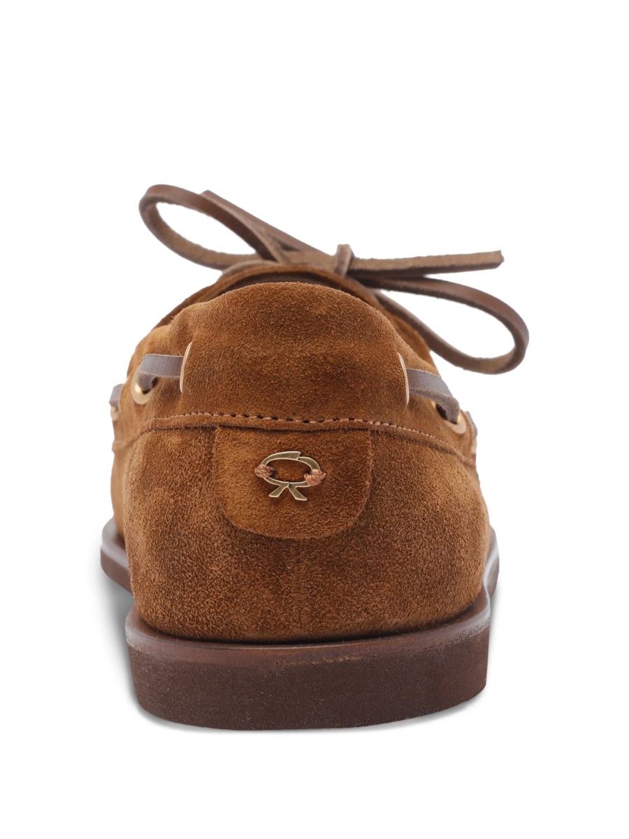 Mocasini Gianvito Rossi maro din piele intoarsa - Img 4