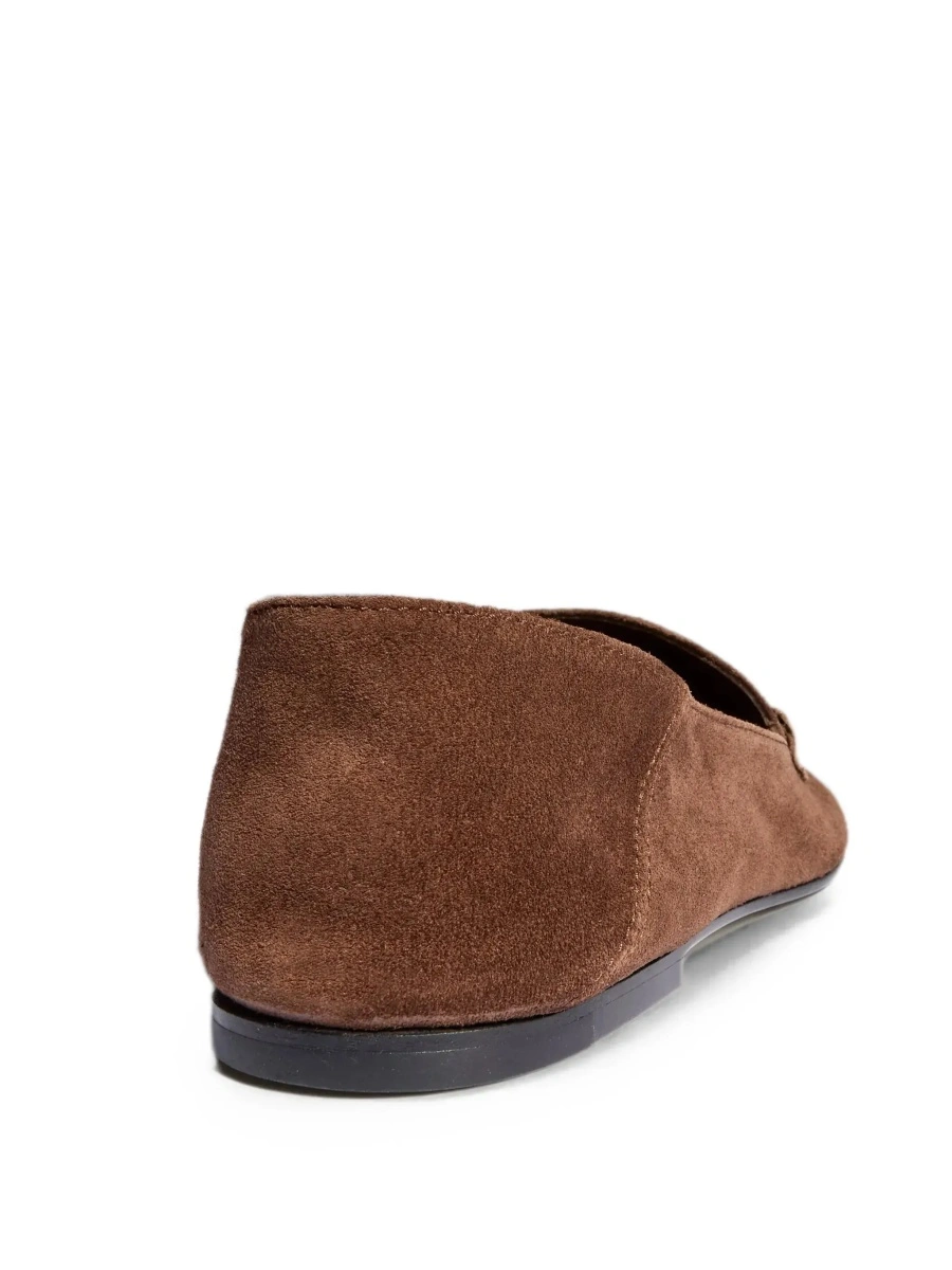Mocasini Gucci maro din piele intoarsa 'Pierre' - Img 6