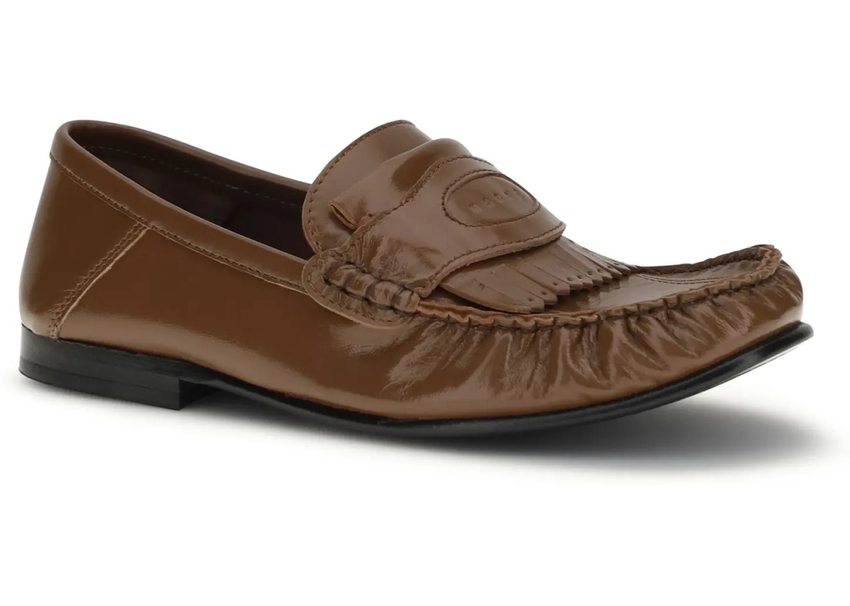Mocasini Leather Loafers with tassels and foldable heel - Img 2