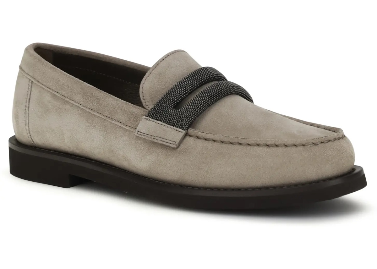 Mocasini Penny Loafers in suede with precious clamp - Img 2