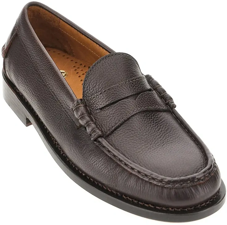 Mocasini 'Ravenna' grained leather loafers - Img 2